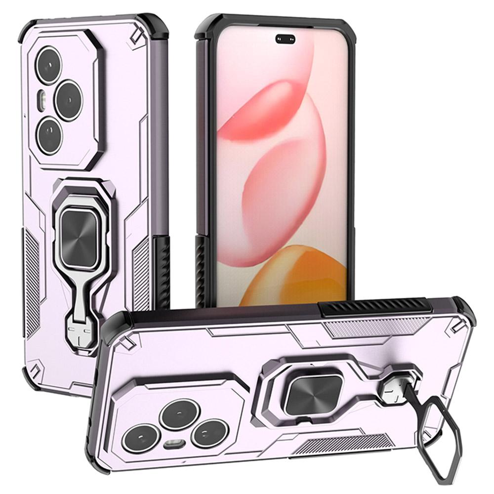 For Honor 400 Pro 5G (Global) Case Rotatable Ring Kickstand PC+TPU Shockproof Phone Cover