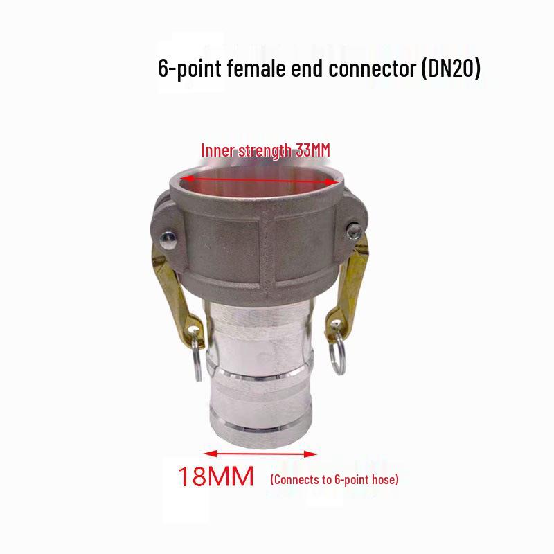 Aluminum Alloy Type C Male & Female Quick Coupler Hose Fittings with Reducing Lever