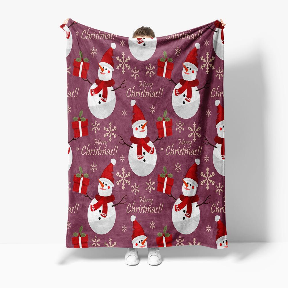 Soft Fluffy Throw Blanket Cozy Sherpa Fleece Blanket Warm Bedspread Home Decor Gift Christmas Holiday