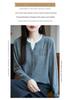 Cárdigan de punto de lana para mujer, cuello redondo, botones, estilo coreano, Otoño 2026
