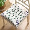 Breathable Cotton Linen Office Chair Cushion - Thickened, Soft, All-Season Pad for Students.