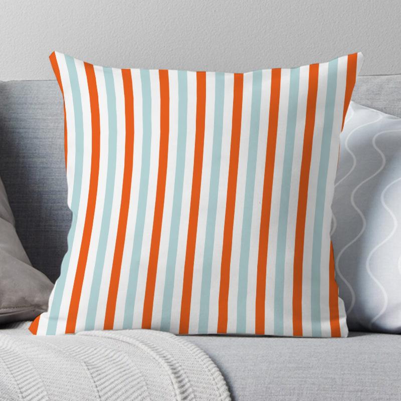 Home Decor Colorful Stripes Radiant Patterns Pillow Covers Pattern Cushion Cover Suitable For Sofa Bedroom Car Pillow Cover 40x40cm 595₽