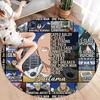 Onepunch Man Round Area Rug Carpet Rug For Living Room Bedroom Sofa Playroom Decor Nonslip Floor Mat