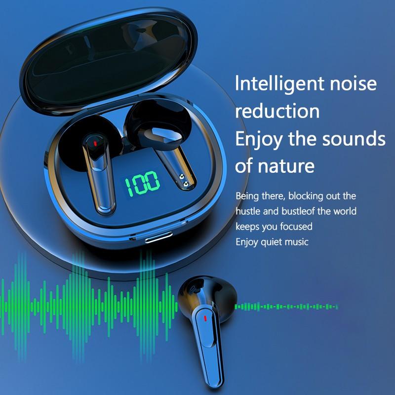 TWS Drahtloses Bluetooth-Headset, intelligente Geräuschunterdrückung, tragbares Headset, Spiel-Kopfhörer mit geringer Verzögerung, In-Ear-Kopfhörer für Smartphone