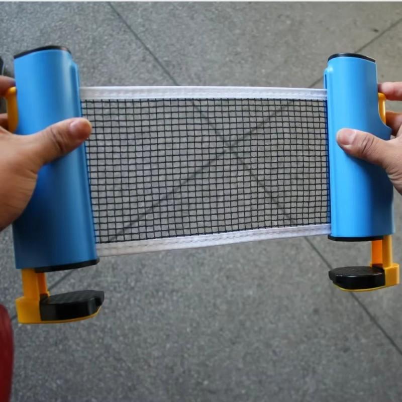Expandable Table Tennis Net Frametable Tennis Portable Training Netadjustable Non-Slip Bracketthickened Table Tennis Net