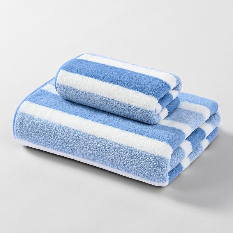 Korallenfleece Schnelltrocknendes Handtuchset für Erwachsene - Saugfähig & Weich für Zuhause oder Strand