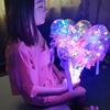 1Pc Kinder Bunte Glowing Sticks Blinkende Herz Stern Schmetterling Mädchen