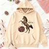 Rok Konia 2026 Chiński Nowy Rok Grafika Męska Damska Bluza z Kapturem Podstawowa Bluza z Kapturem Street Fashion Bluza z Kapturem Pulower Street Fashion Bluza z Kapturem