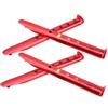 4pcs Aluminium Alloy Tent Pegs Stake Windproof Ushaped Snow Mud Nails Camping Equipment