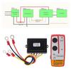 Universal Winch Wireless Remote Control Switch Kit with Receiver 12V 24V for Truck Jeep ATV SUV Red
