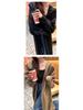 Korean Oversized Hooded Knit Cardigan - Long, Thick, Over-the-Knee Sweater for Autumn/Winter