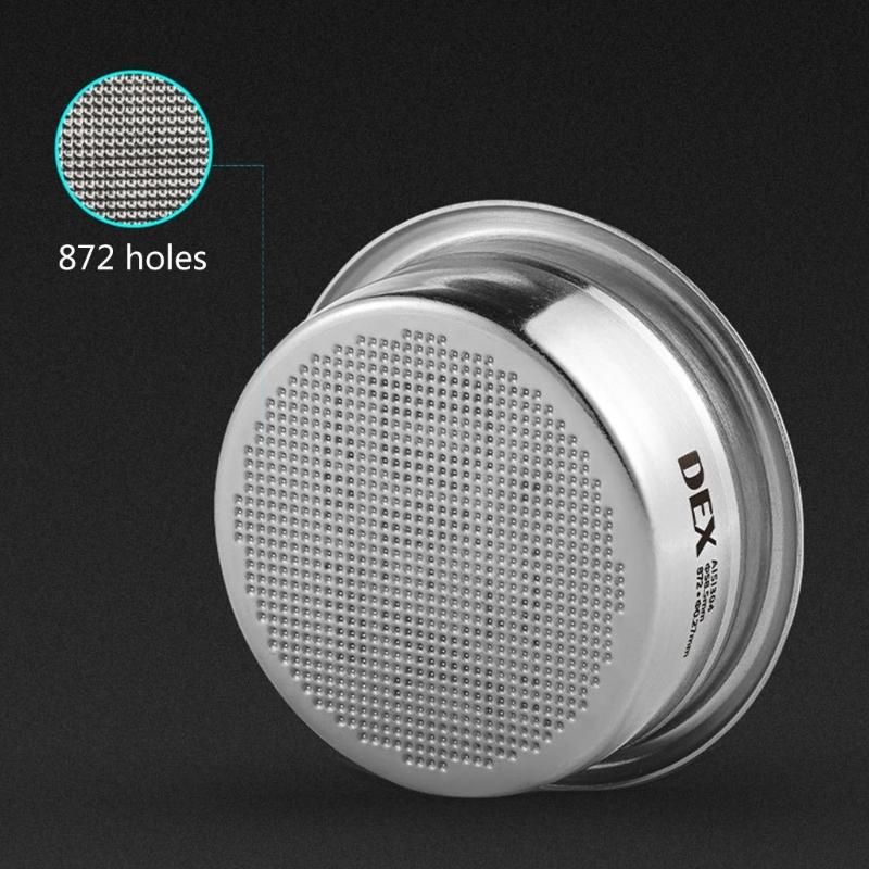 Metall-Kaffeefilterkorb, Handfilter, Brühwerkzeug, Kaffeepulverbehälter, Filterkorb, geeignet für 58-mm-Siebträger