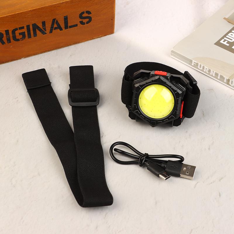 Multifunctional 3-In-1 Strong Flashlight Headlight Wrist Light Waist Bag Light Watch Light Household Work Light Car Repair Light