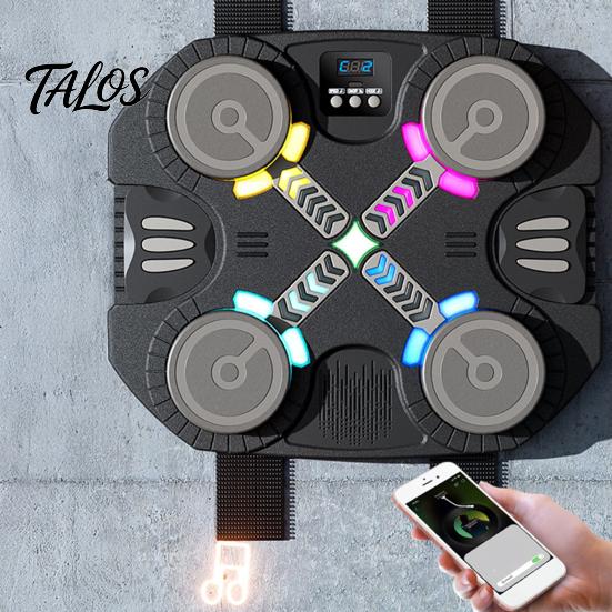 Music Boxing Machine with Scoring for Kids Bluetooth-compatible Intelligent Target Racing Smart Reaction Training Sessions Light Thickened Wall