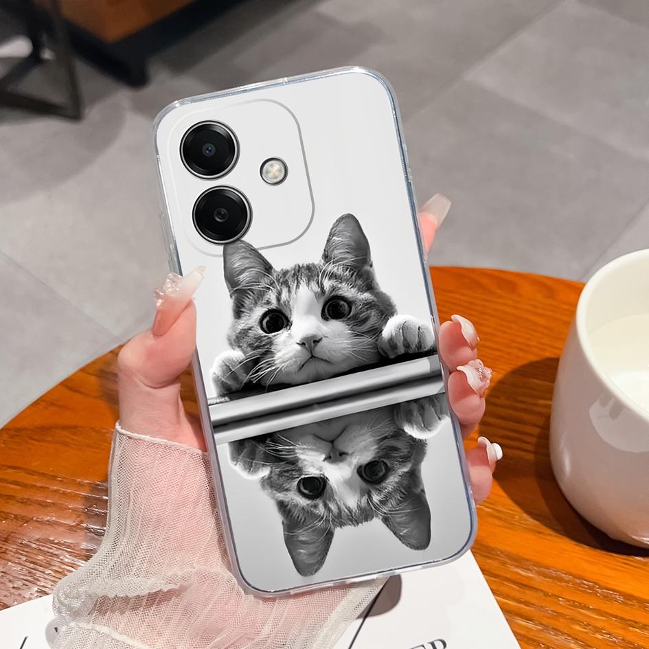 For Oppo A3x K12x Realme 13 Pro Narzo N63 13pro Pro+ Back Cover Clear TPU Silicone Super Shockproof Camera Protection Fruit Pattern Phone Case Housing