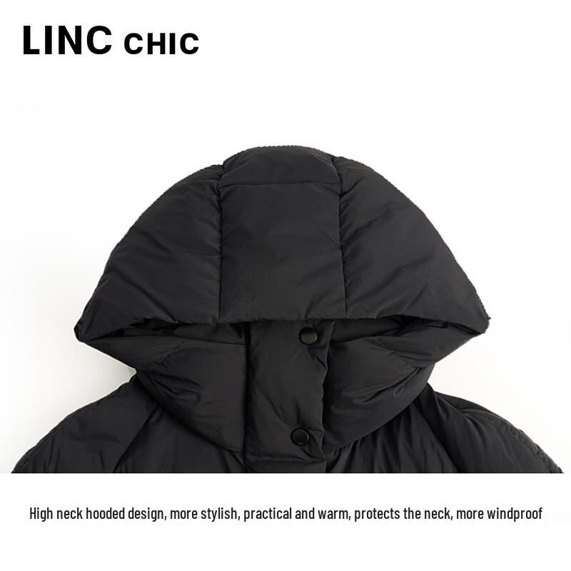 Jinyujie 2025 Winter Women's Ballet Style Loose Down Jacket