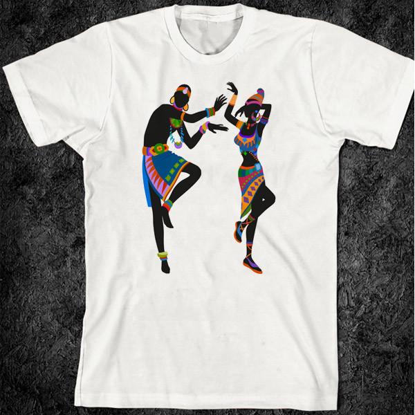 Месяц черной истории Африканские корни Нубийская королева Шака Зулу, танец новая футболка Унисекс футболка XXXL