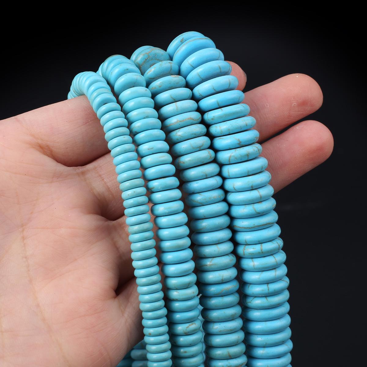 

1 нить Энергетические натуральные каменные круглые бусины, рейки лечебные бирюзовые бусины-разделители для изготовления украшений на Хэллоуин, рождественские подарки, бусины своими руками 38 см 1String/3x10mm синий