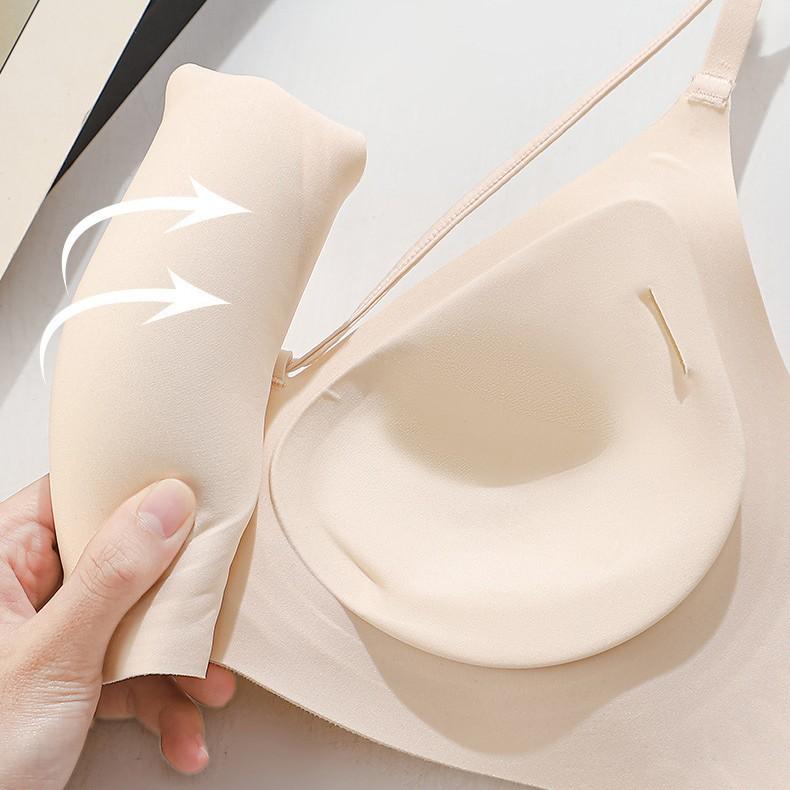 Comfortable, light and breathable jelly strip, non-slip and non-marking, upper support, gathering, anti-sagging, no steel ring, beautiful back bra.