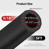 EVIL ENERGY 5/16" High Pressure Fuel Line Hose 435 PSI E85 For Fuel Systems Engines NBR Rubber 5FT EN854-1TE