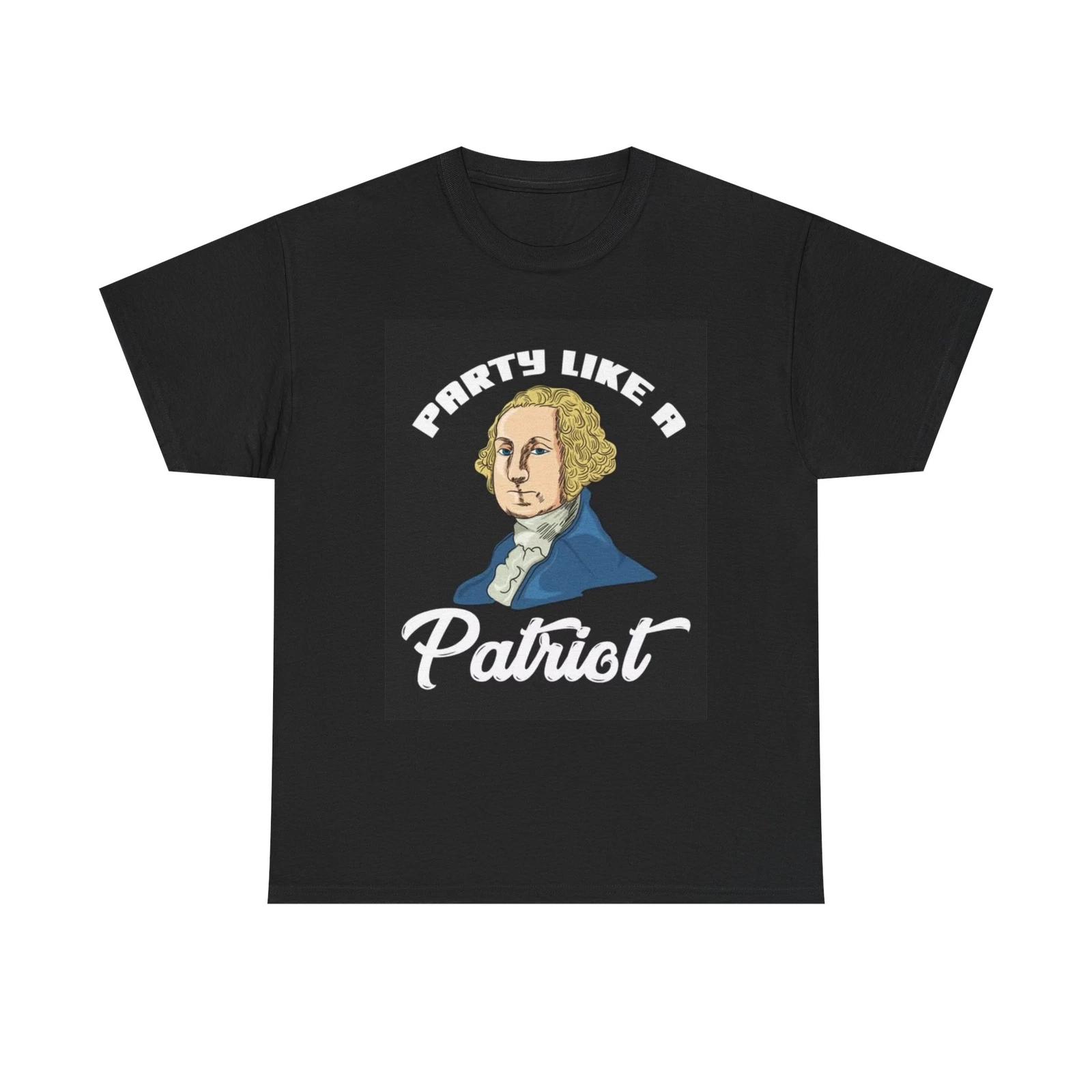 Men s and Women s T-shirts Party Like A Patriot XS