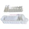 Mum Letter Vase Molds Mother's Day Flower Pot Silicone Moulds Crafts Supplies Plasters Molds for Home Decorations