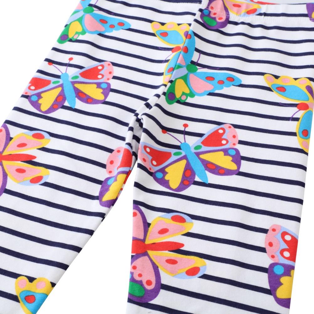 Girls' Leggings In Slim-Fit, Long Pant Design 2-7 Years