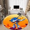 1pc Sonic Office Round Area Rug,Bedroom Living Room Home Decor, Room Deco A1016136