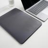 Étui de Protection pour Ordinateur Portable en Cuir PU Simple Étui de Protection Imperméable pour Tablette (12-16 Pouces)