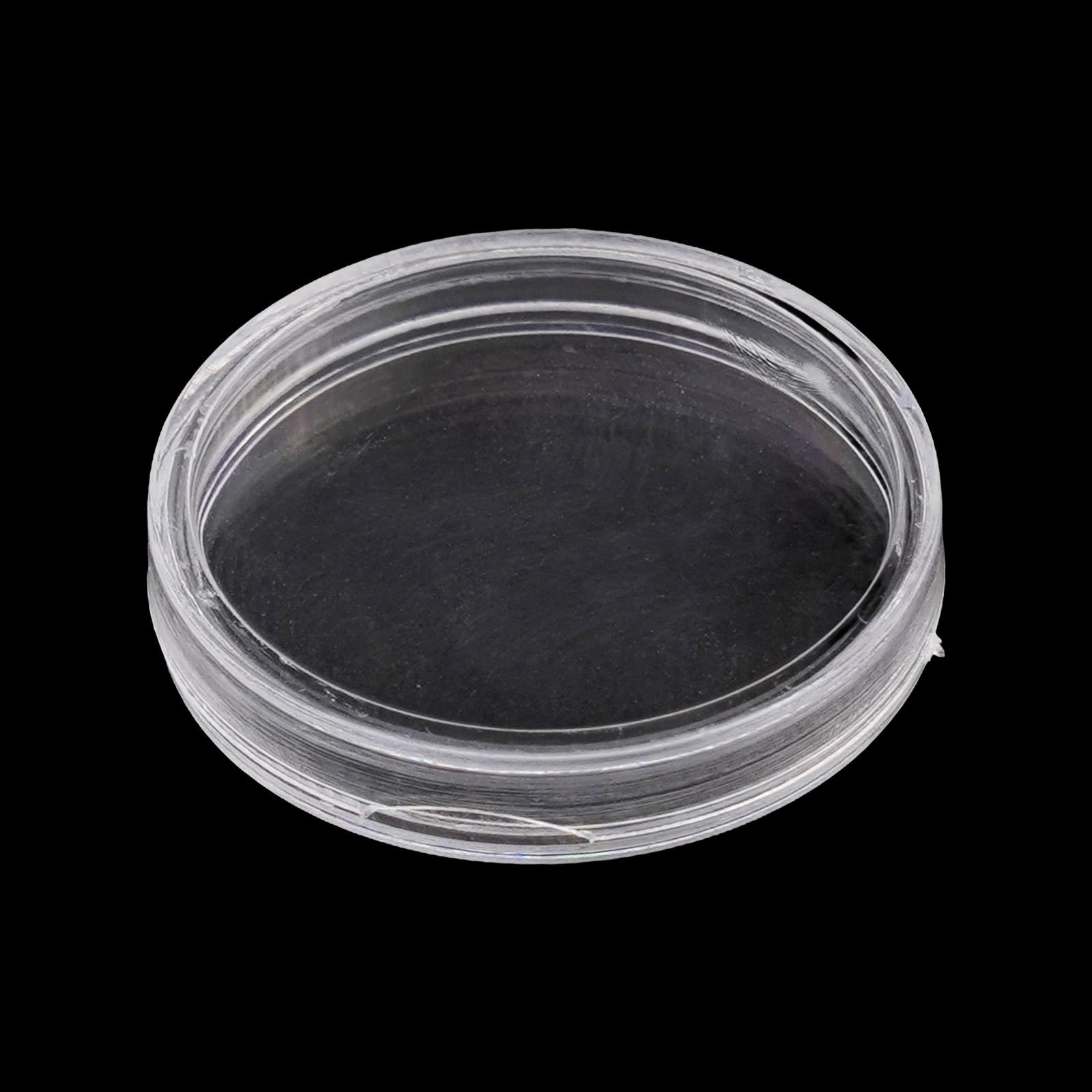 Set of 100 Clear Plastic For Coin Capsules 28mm Diameter for Secure For Coin Storage and For Coin Collecting Needs China Mainland