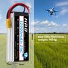 HRB 12000mAh 25C 6S LiPo Pack with XT90 Plug for DJI DJ1 S800 DJI S900 Walkera QR X800 and Other Multicopter 22.2V S1000,