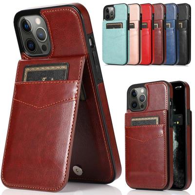 Luxusní pouzdro pro iPhone 14 11 12 13 Mini Pro X XS Max 6 6s 7 8 Plus XR Pro Samsung S21 Note 9 10 20 Peněženka s držákem na karty Kožené tašky na telefon