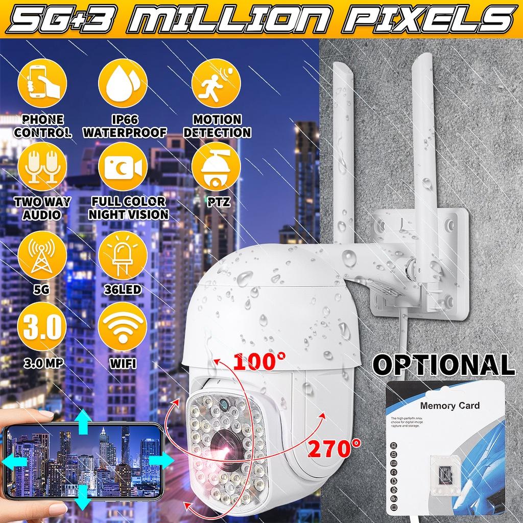 3.0MP IP Camera 5G WiFi Baby Monitor 12V 1080P Indoor CCTV Security Camera Video Surveillance Auto Tracking Home Camera 36 PCS