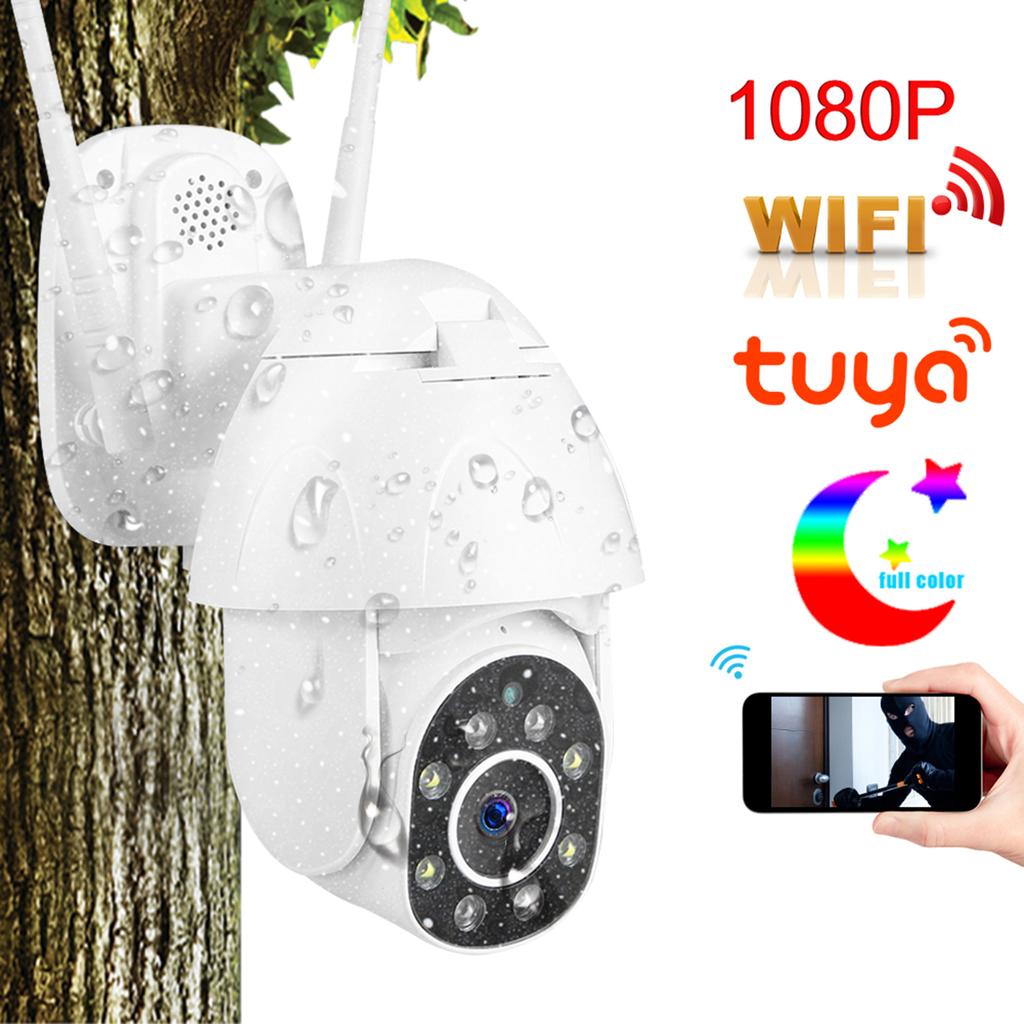 Tuya 1080P WiFi High Definition Camera PIR Night View Waterproof Remote Intelligent Surveillance