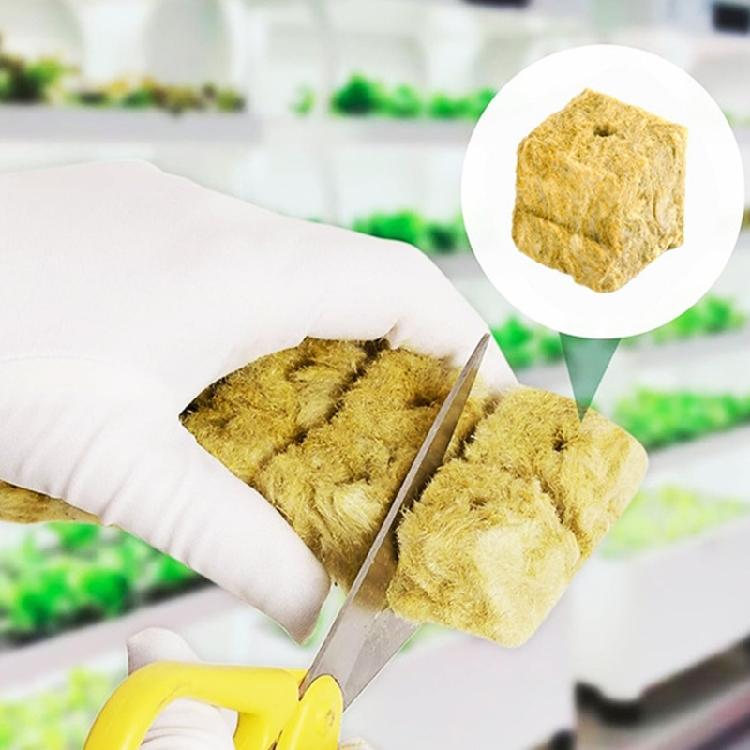 Professional Rock Wool Block Set for Hydroponic Farming and Gardening Applications