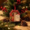 Weihnachtsbaum Hängedekoration Geldhalter Schmuckstück Acryl Strumpf Bargeldgeschenk Festlich für Baum Anhänger mit Überraschungsschlitz Feiertags Andenken