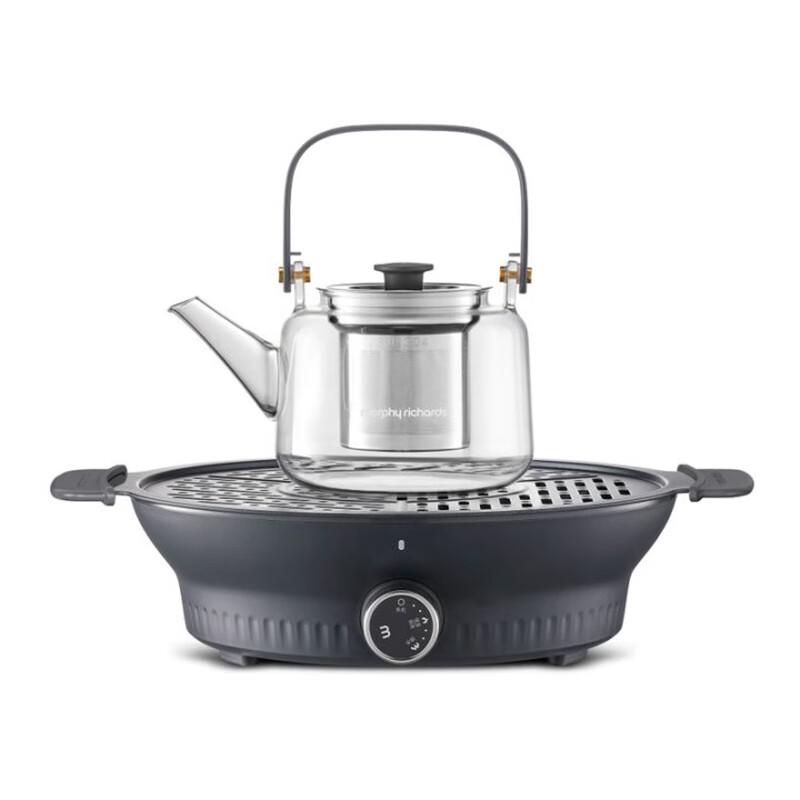 Morphyrichards MR6083 Multi-functional Glass Tea Kettle & Electric Ceramic Stove CN plug (adapter included)