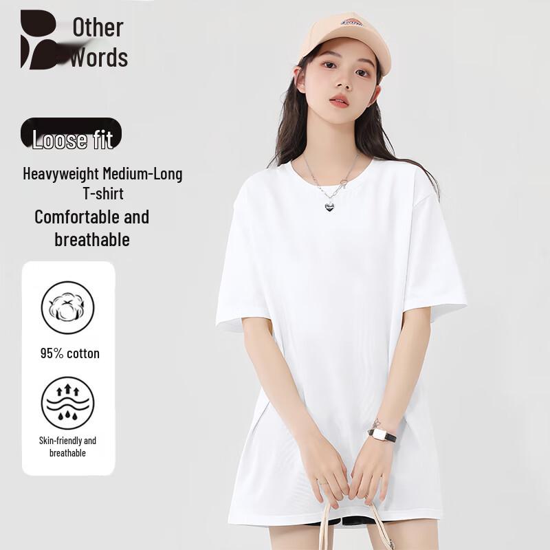 

Women s Loose Fit Mid-Length Short Sleeve T-Shirt S