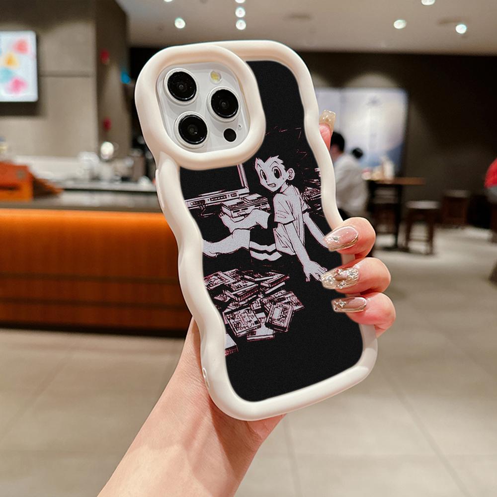 Ae82 Hunter X Hunter Anime Art Huse de protecție pentru telefon pentru Samsung S24 Plus S23 Ultra A14 A55 A06 Honor X9b Motorola OnePlus Big Wave TPU Husă din spate