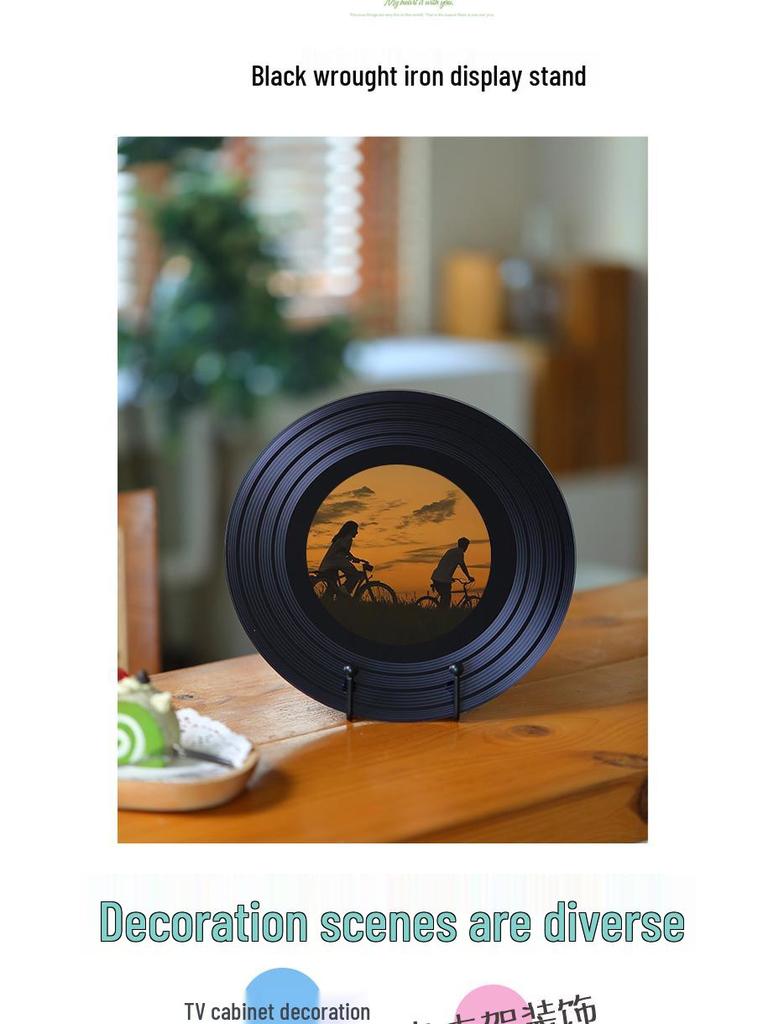 Sunset Romance Vinyl Ornament: Personalized Home Decor Gift