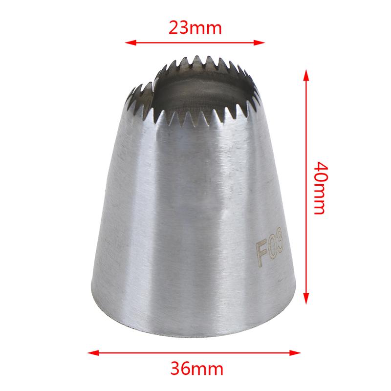 Lotus Flower Cream Nozzles Large Pastry Nozzle Cake Decorating Tips Icing Piping Nozzles Kitchen Accessories Cookies Baking Tool