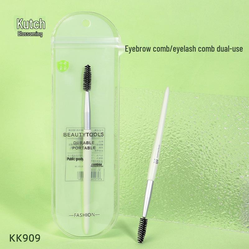 

Dual-Use Spiral Eyebrow & Eyelash Brush Comb with Curler - KK909