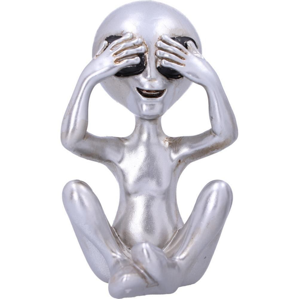 

Creative Three Wise Aliens Statue Don t Listen Aliens Table Ornaments Desktop Don t Look