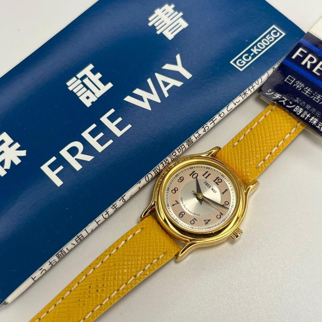 Unused item CITIZEN Free-Time Quartz Watch Battery Replaced