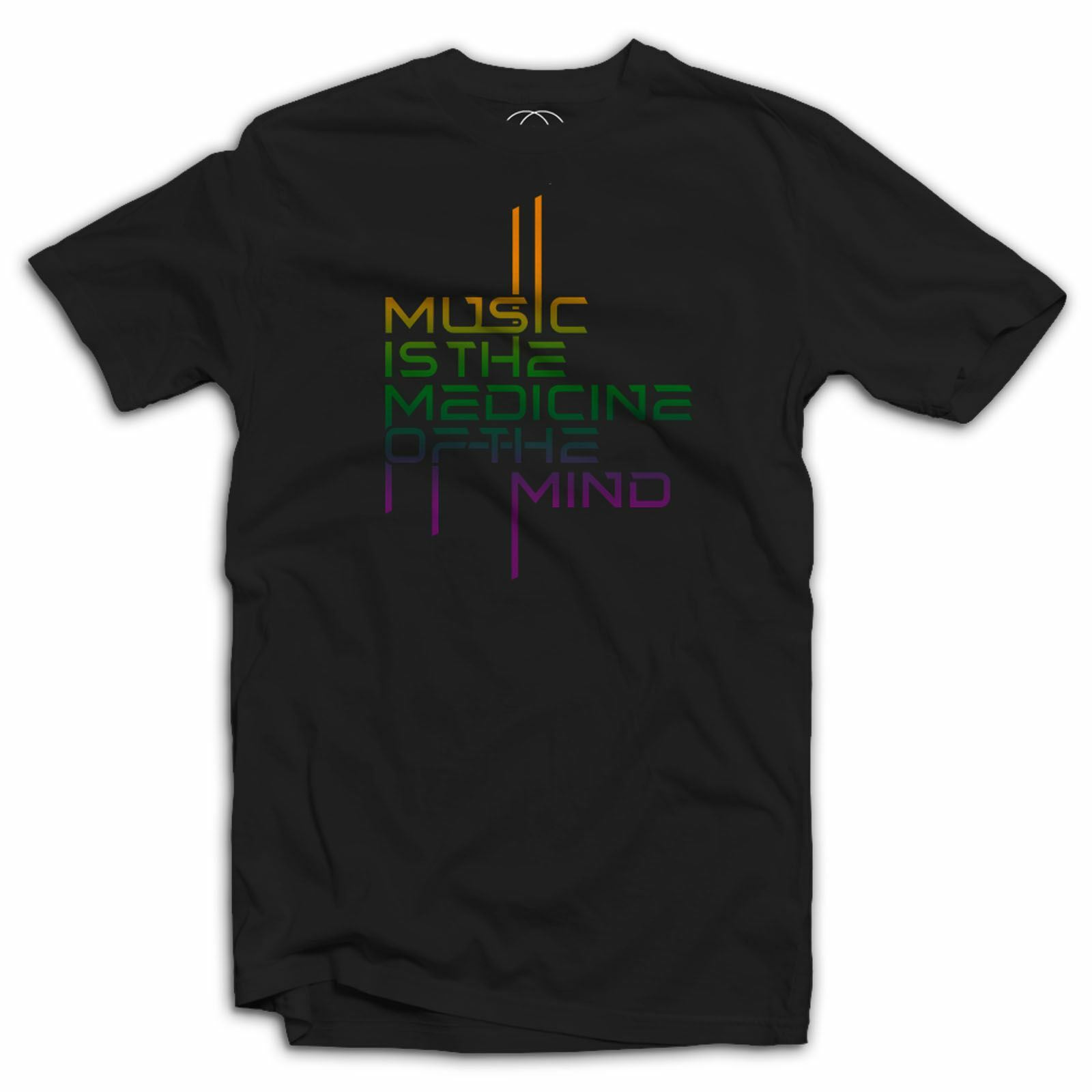 Music is the Medicine of the Mind T Shirt Mens Womens Tees Top - Acid House Music Rave EDM L