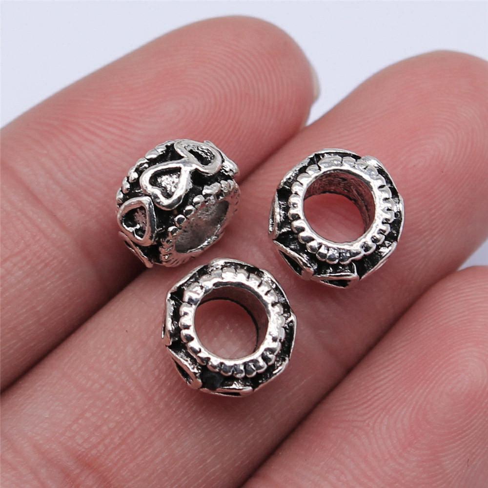 Gros Trou Perles Lâches Espaceur Accessoires Pièces Bijoux Femme Nouveau Pour Vous