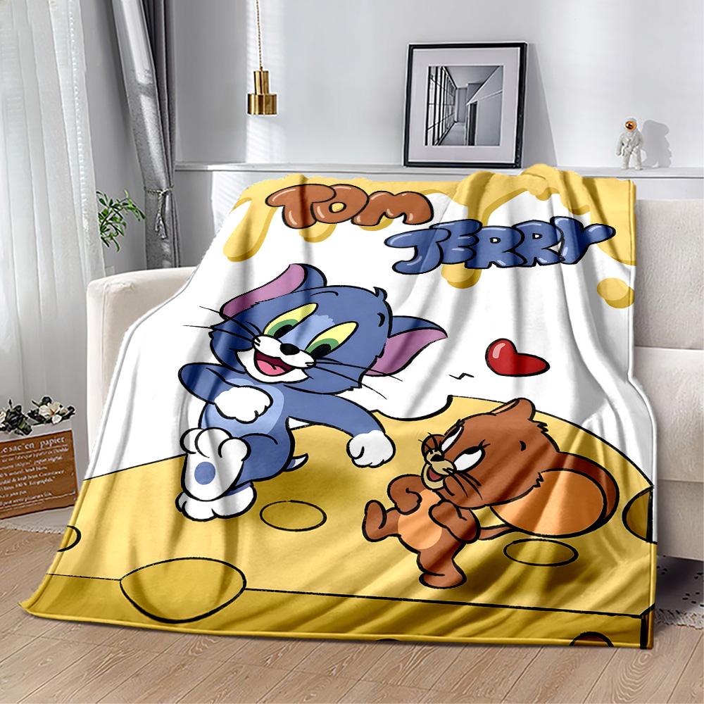 Tom And Jerry Adventure Suitable blanket for offices, travel, living rooms also a good gift for friends and family Suitable for all seasons.