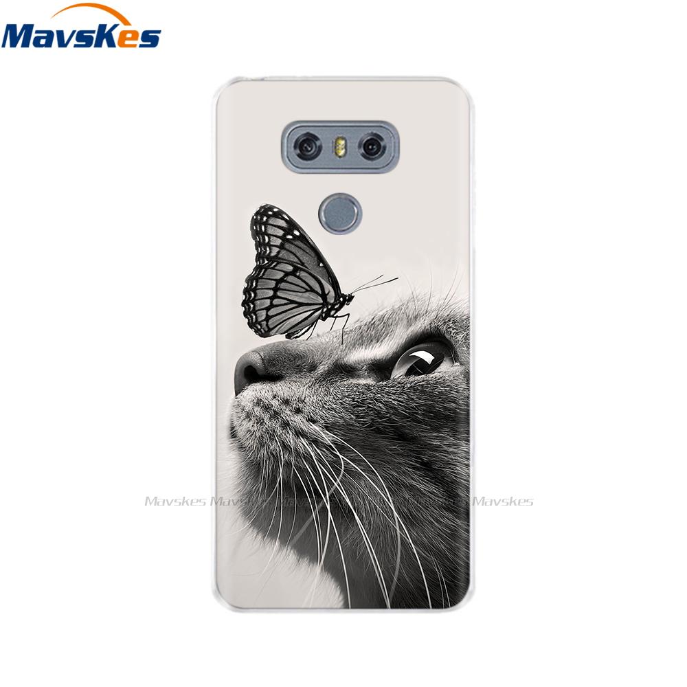 Soft TPU Case For Coque LG G5 G6 Case Cover Silicone Painted Phone Cover For LG G5 G6 Bumper Case Capa Fundas Coque
