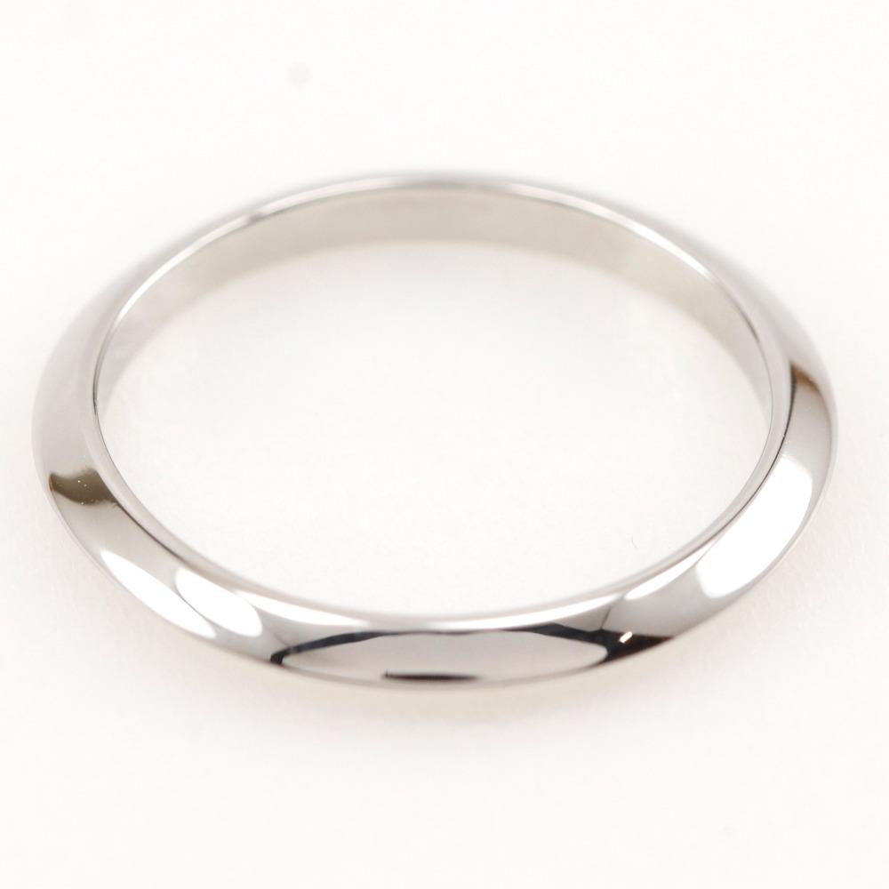 TIFFANY&Co. Knife Edge Ring Pt950Platinum #4.1(US Size) 2.1g Women Used