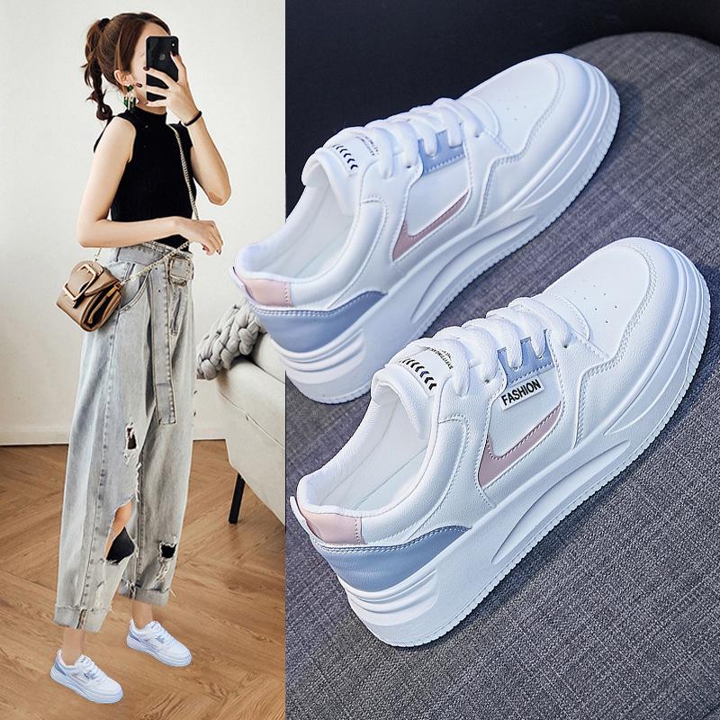 Fashion Versatile Casual Women's Shoes  2025 Autumn New Style Flat Sole Student Shoes Rubber Sole Adult Leisure Shoes